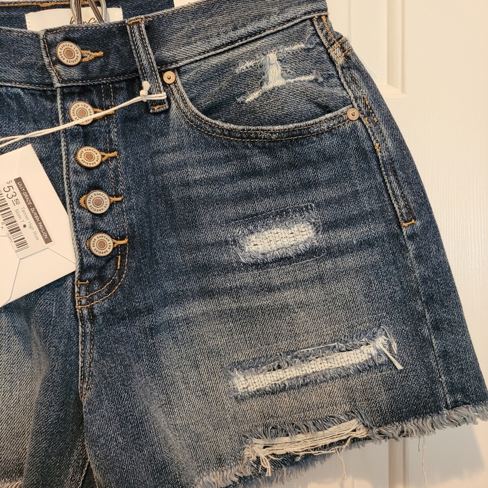 KanCan Button-Fly, High Rise Shorts - Picture 8 of 9